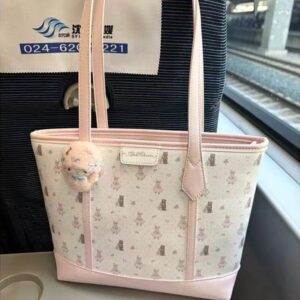 Niche Girl Bag 2025 New Tote Bag Large Capacity Cute Handbag Student Class Work Clothing Shoulder Bag