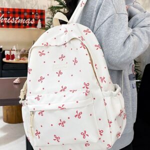 Women's Schoolbag Ins Japanese Girl's College Style Small Floral Backpack Korean-style Harajuku Printed Backpack for Middle School Students Women